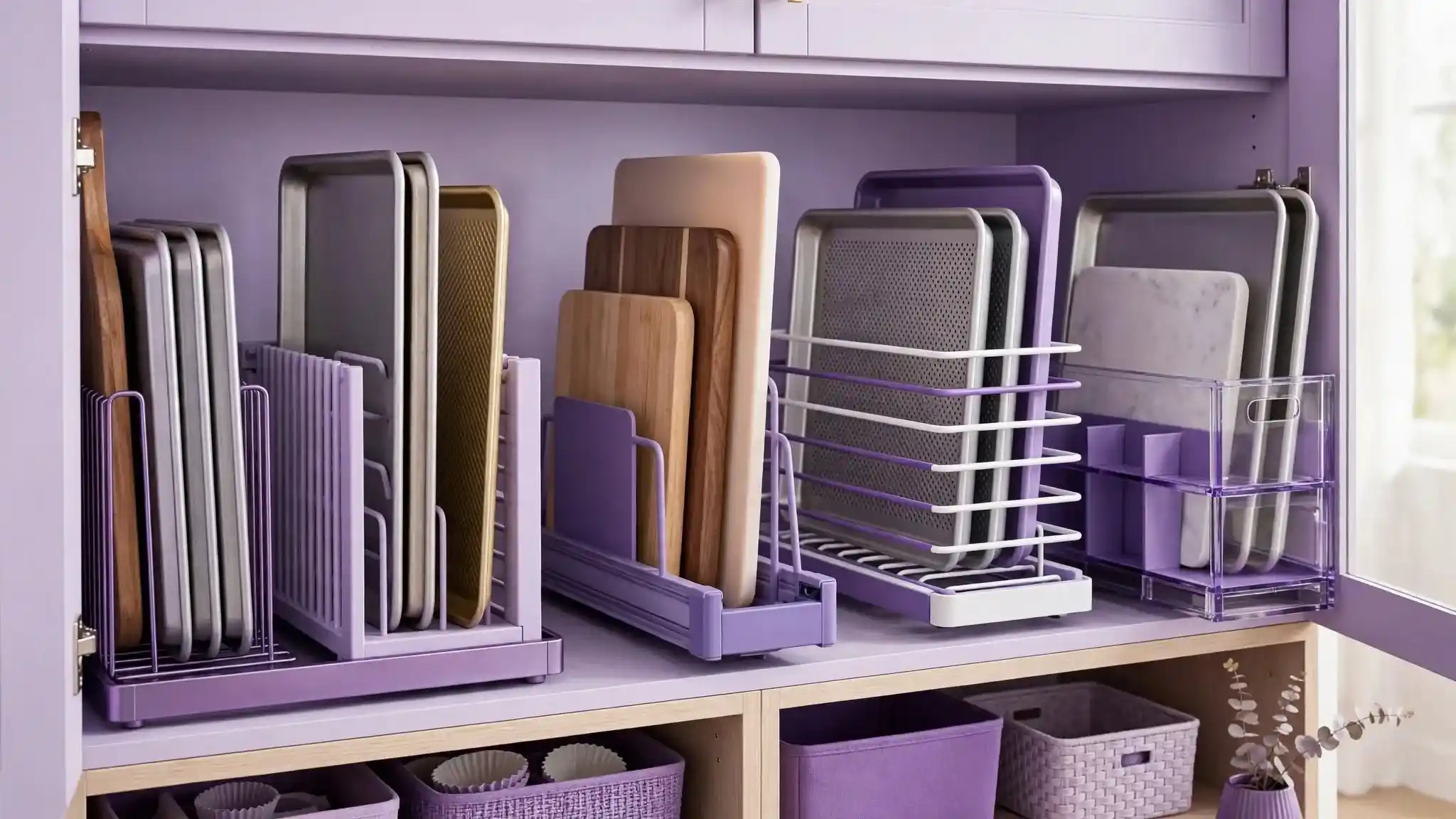 baking sheet organization
