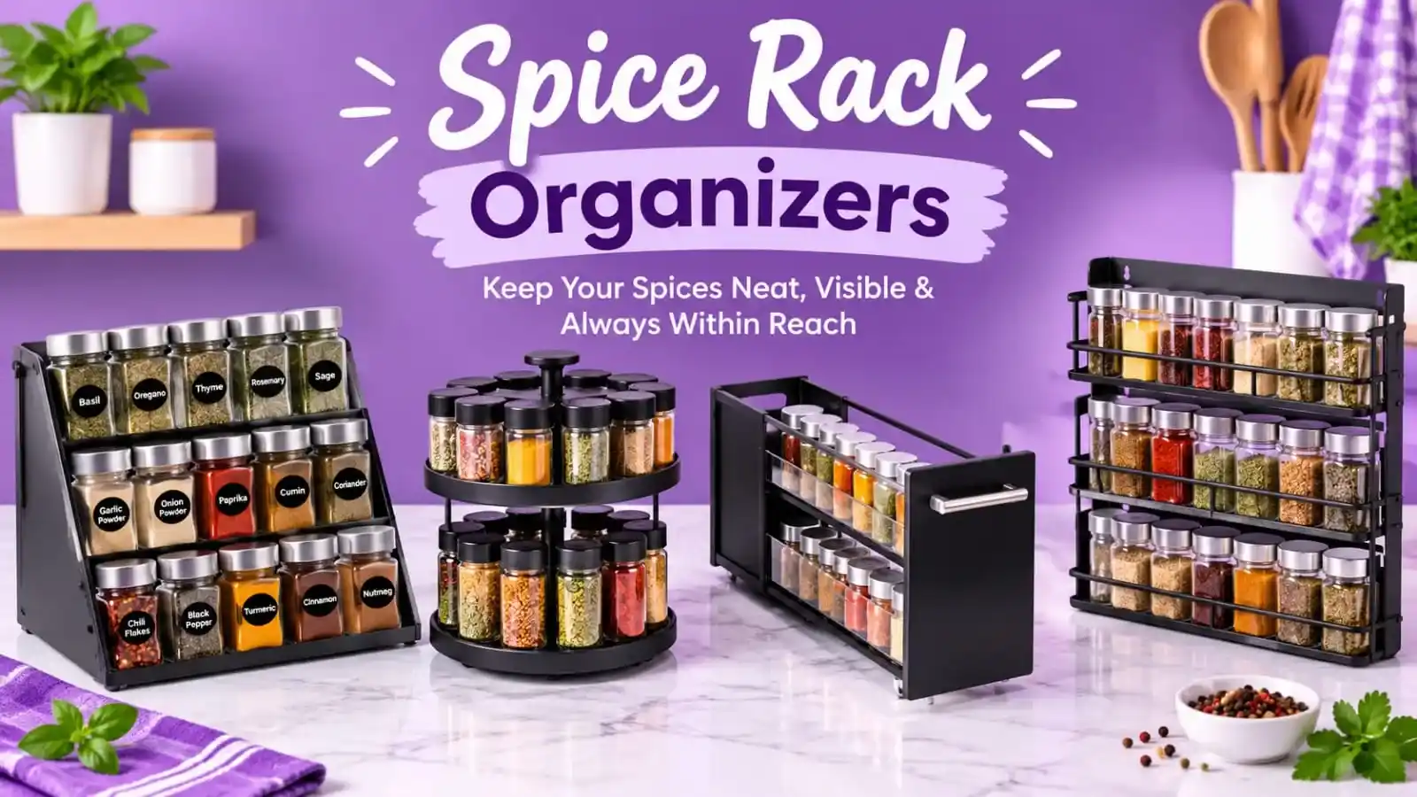 spice rack organizers